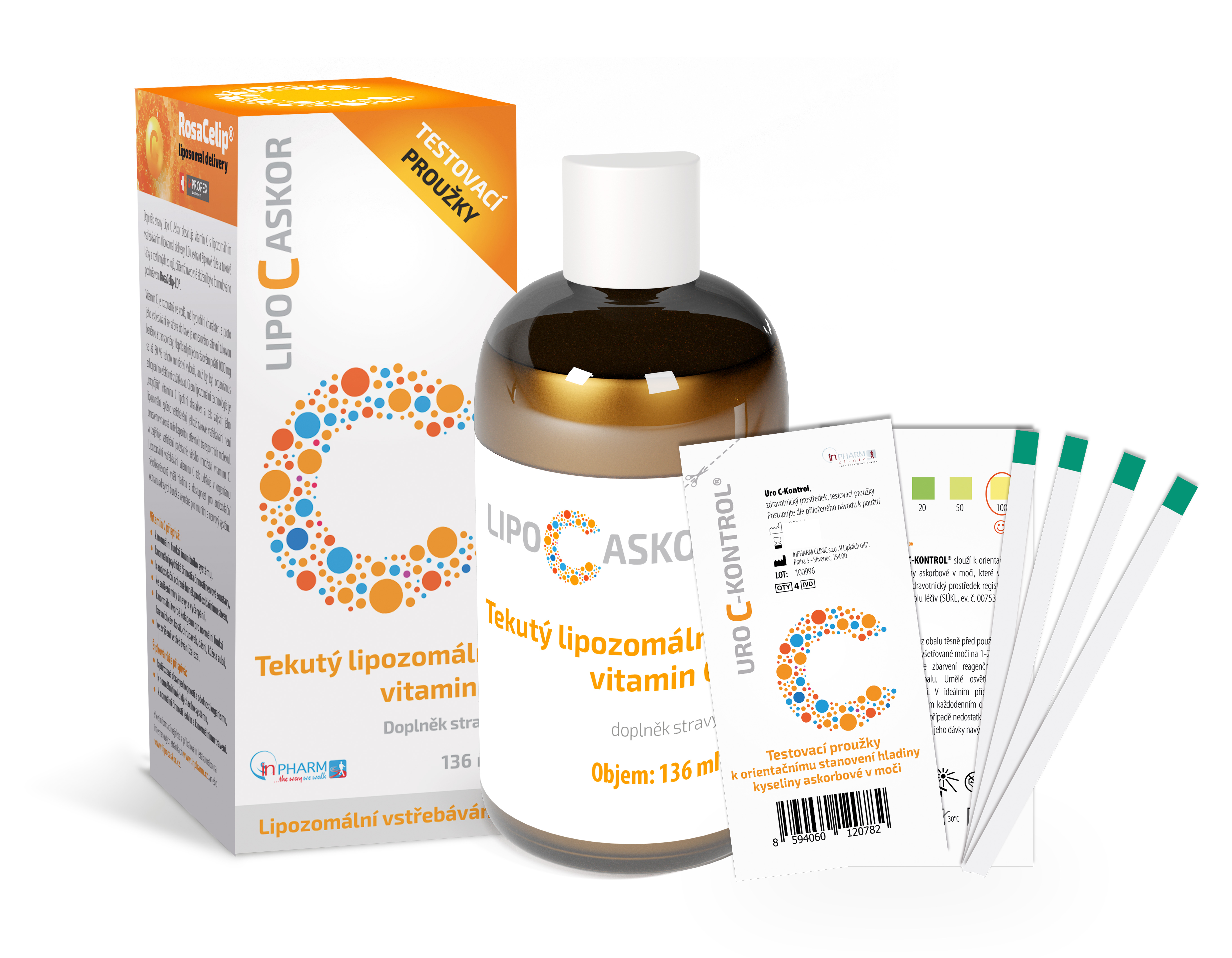 LIPO C ASKOR - TEKUTÝ LIPOZOMÁLNÍ VITAMIN C 136 ML